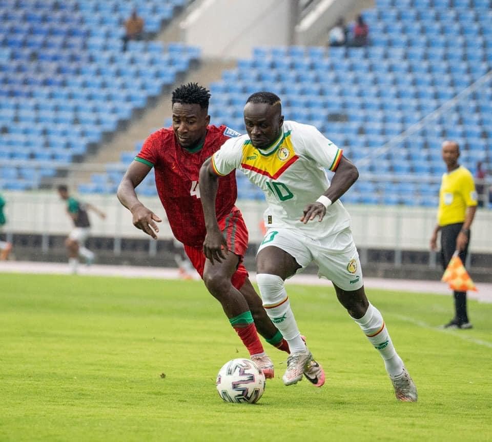 Sadio Mane lors de la rencontre Malawi vs Sénégal