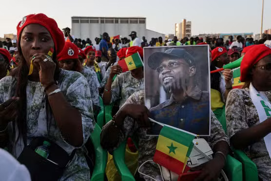 Militants Pastef Portrait Photo de Ousmane Sonko