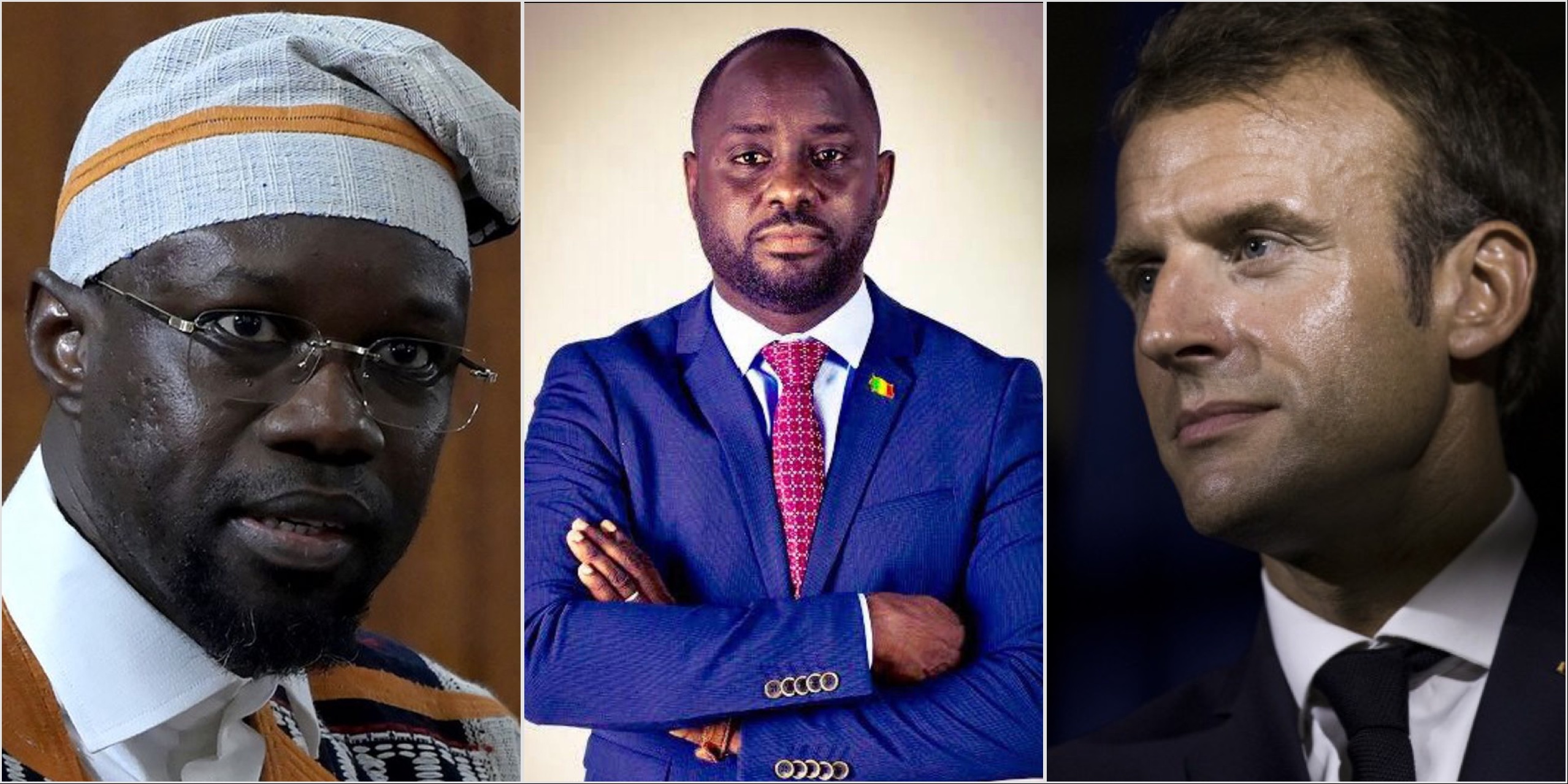 Ousmane Sonko - Thierno Bocoum - Emmanuel Macron