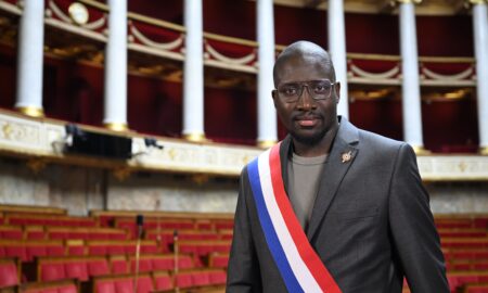 Aly Diouara, député LFI de la Seine-Saint_Denis ici à l’Assemblée nationale Française