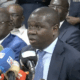Me El Hadji Oumar Youm lors de la conférence de presse des avocats de Farba Ngom