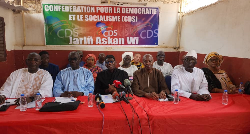 Arrestation de Moustapha Diakhaté : la CDS crie à l’arbitraire et accuse le pouvoir de dérive autoritaire Les leaders de la Confédération pour la Démocratie et le Socialisme (CDS)