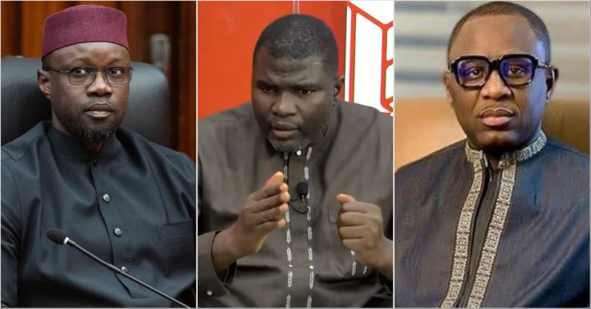 Ousmane Sonko - Amadou Ba - Badara Gadiaga