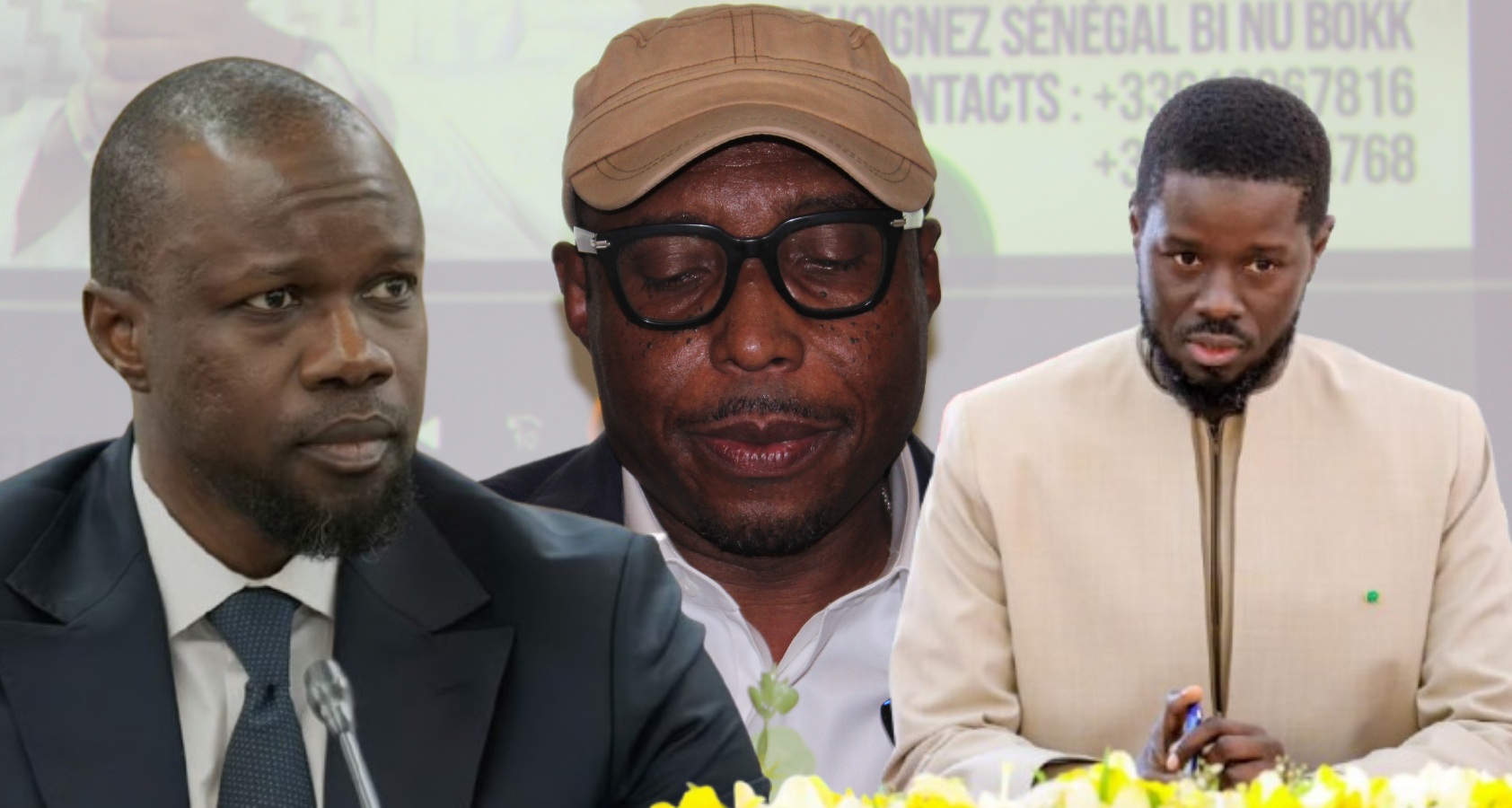 Ousmane Sonko - Bassirou Diomaye Faye - Barthélemy Dias