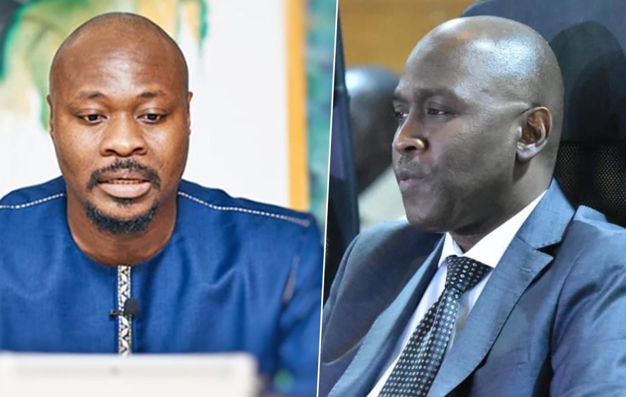Guy Marius Sagna Député membre de Pastef - El Hadji Alioune Abdoulaye Sylla, procureur de la République financier