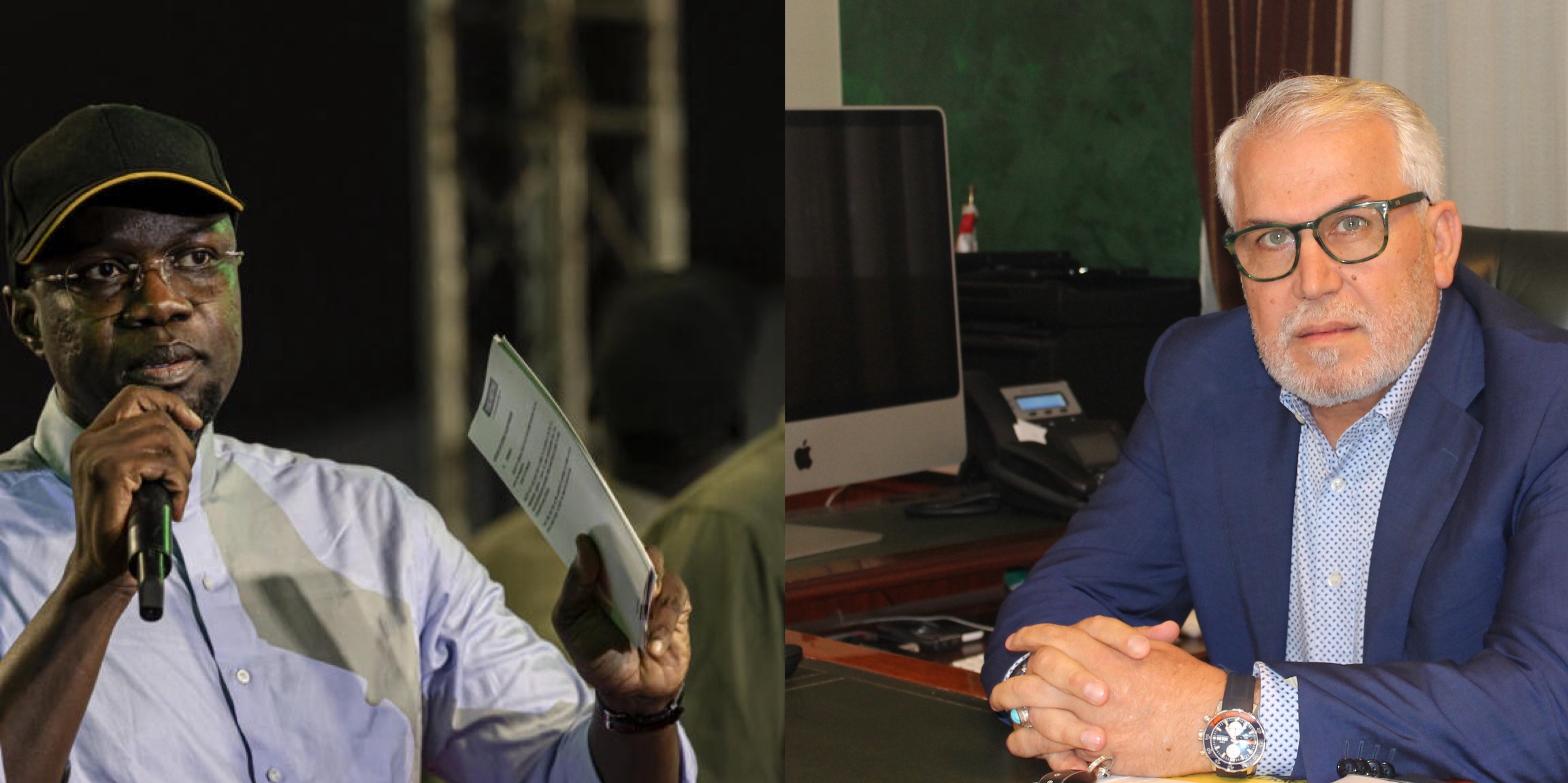 Ousmane Sonko et Mohamed Jamil Derbah
