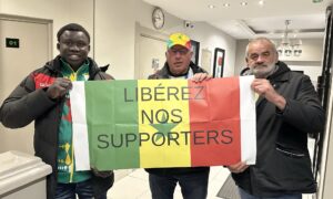 Christian, Joseph et Bruno ont quitté Avignon pour venir soutenir les Lions au stade de France