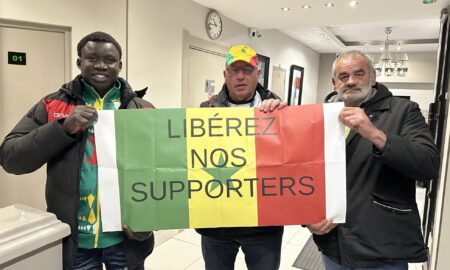 Christian, Joseph et Bruno ont quitté Avignon pour venir soutenir les Lions au stade de France