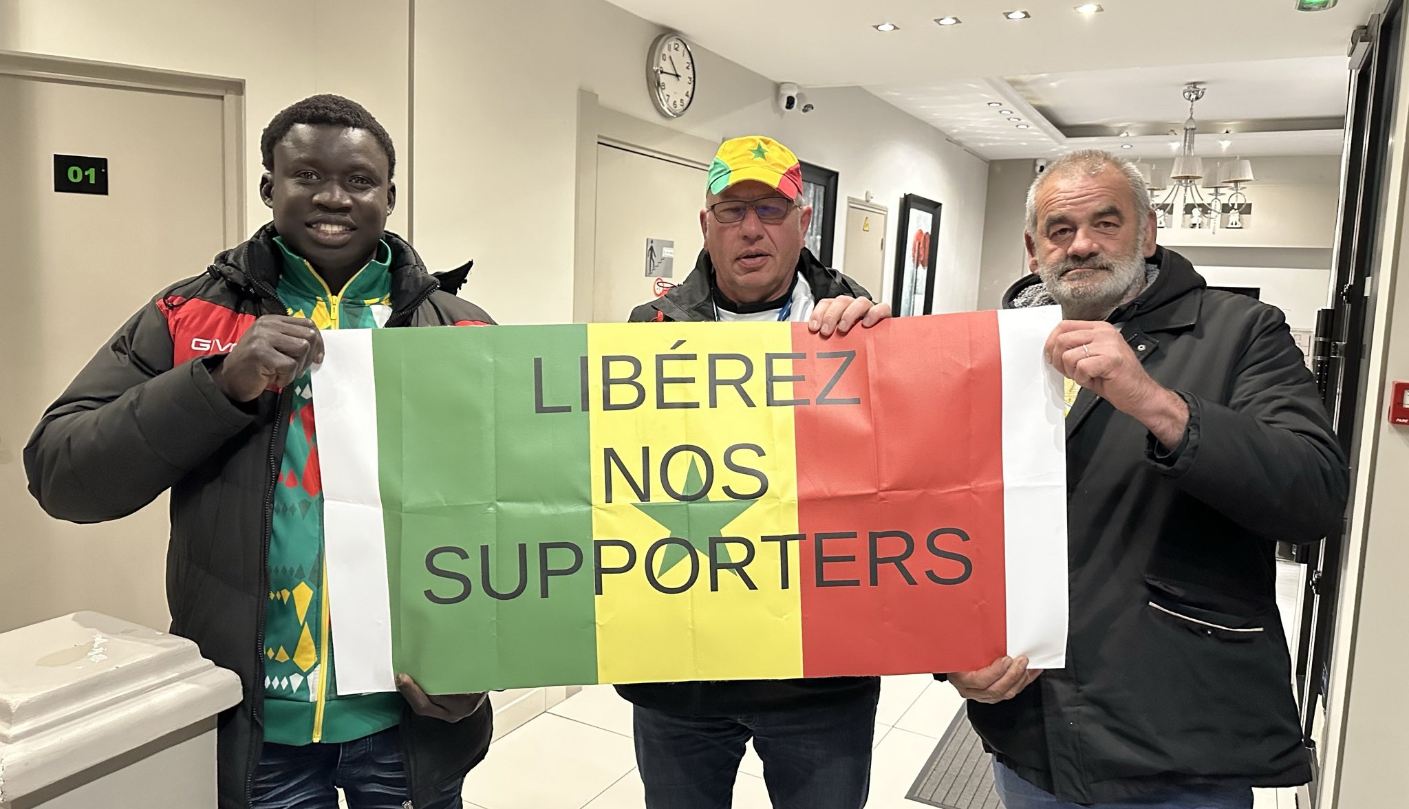 Christian, Joseph et Bruno ont quitté Avignon pour venir soutenir les Lions au stade de France