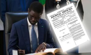 Bassirou Diomaye Faye, président de la République du Sénégal