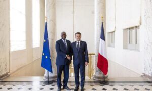 Macky Sall reçu par Emmanuel Macron à l'Élysée