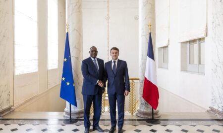 Macky Sall reçu par Emmanuel Macron à l'Élysée